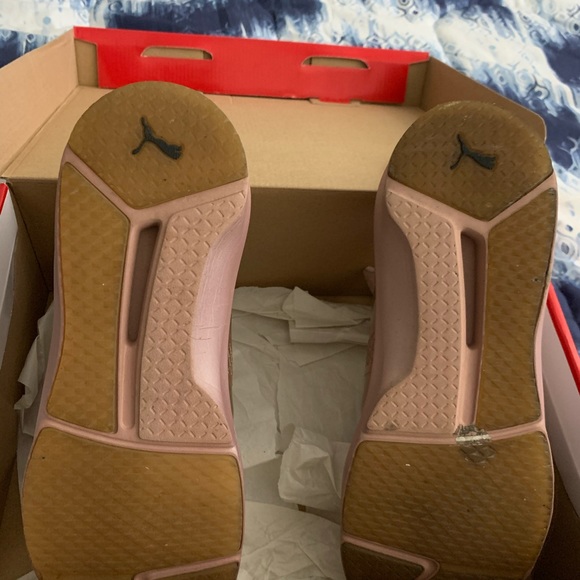Rose Gold Puma Trainers - Picture 9 of 11